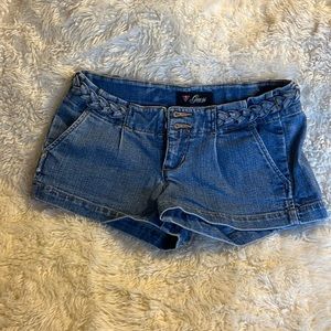 Guess jean shorts size 25 waist.